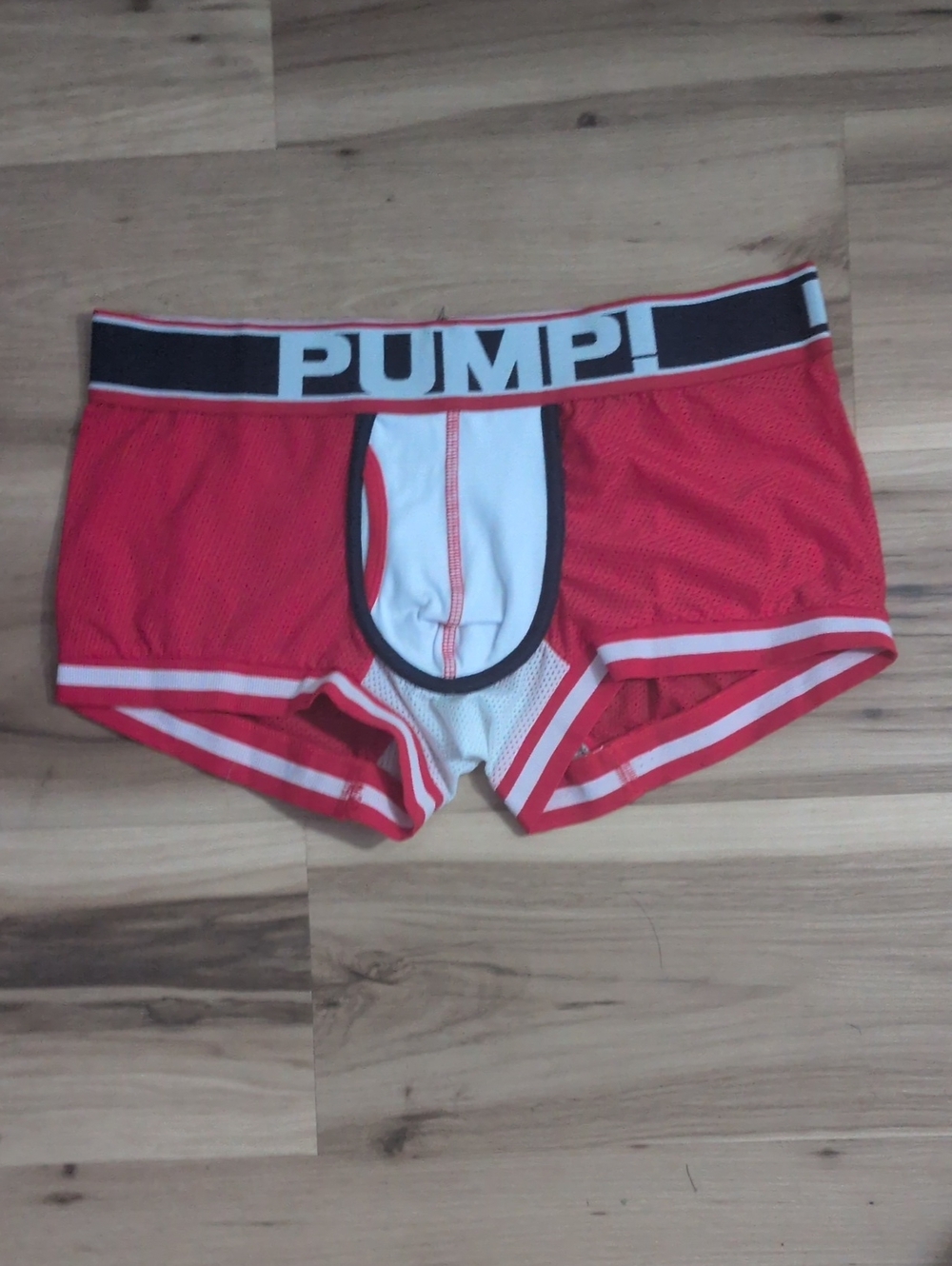 Red Mesh Boxer Briefs